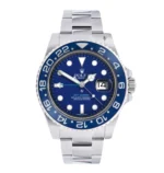 Blaken Rolex GMT-Master II Stainless Steel 40mm Blue