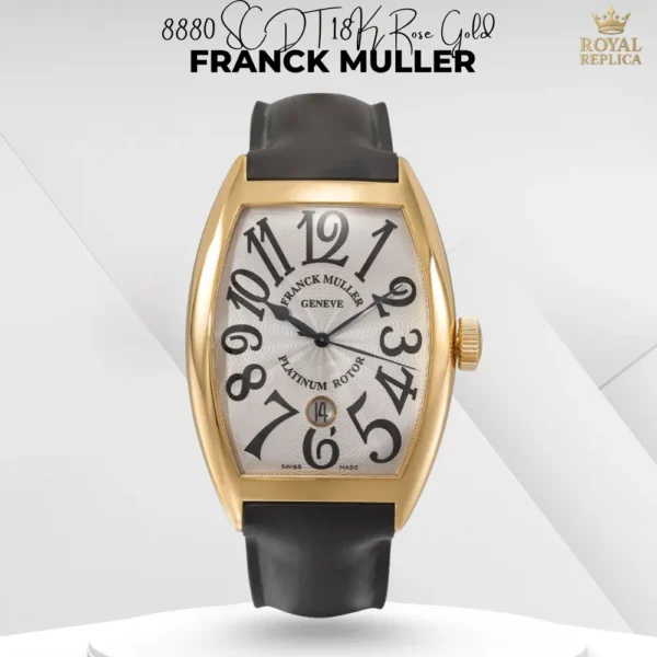 Franck Muller 8880 SC DT 18K Rose Gold Men’s Cintrée Curvex Watch