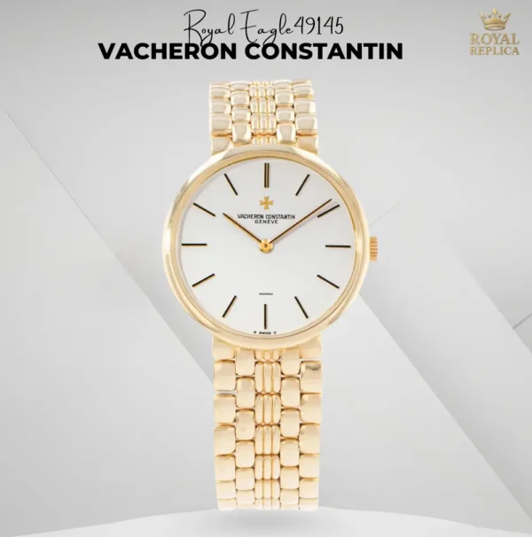 Vacheron Constantin Patrimony 39015 31mm White Index Yellow Gold