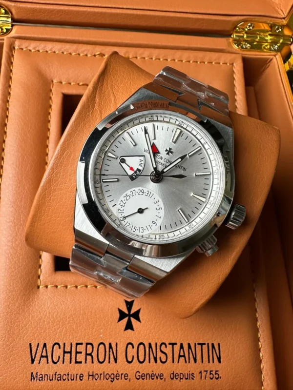 Vacheron Constantin Overseas Dual Time Steel Silver Dial 7920V/210A