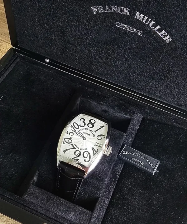 Franck Muller Crazy Hour 18k Rose black