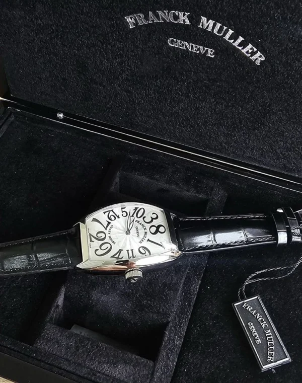 Franck Muller Crazy Hour 18k Rose black Wristwatch