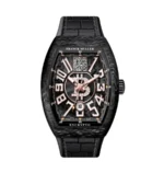 Franck Muller, Mens 45mm, Carbon Fiber Case, Gold Elemento, B Diamond