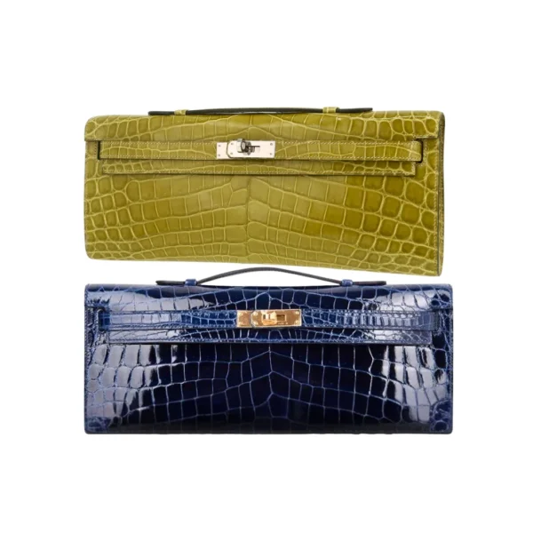Hermes Kelly Cut Clutch Pouch Niloticus Crocodile Bags (1)