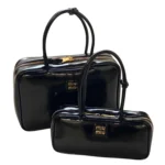 MIU MIU Beau Patent Leather Tote Bag