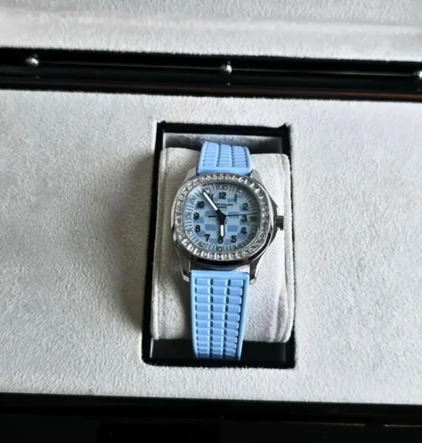 Patek Philippe Super Clone Aquanaut LUCE 5072-001 Automatic in Blue Dial 35MM