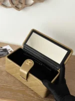 Chanel Vintage Vanity Box Brown Bag