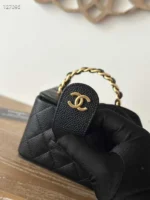 Chanel 1995 Runway Patent Mini Vanity Bag