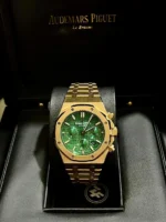 Audemars Piguet Royal Oak Selfwinding Chronograph Green Gold