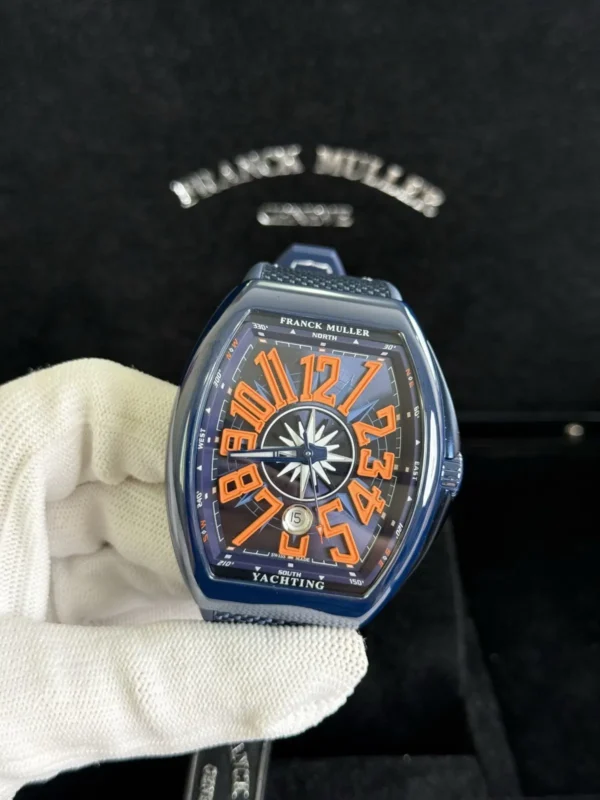 Franck Muller Vanguard Date Yachting Stainless Steel Automatic Dial Watches