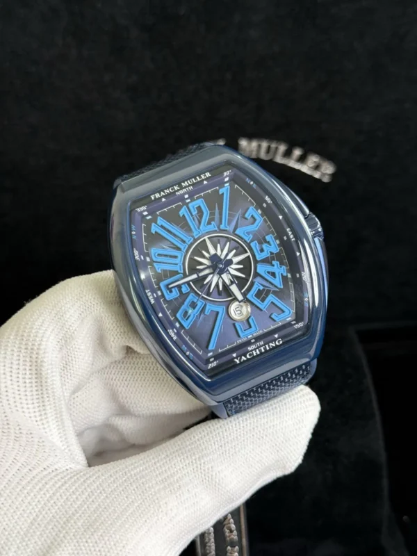 Franck Muller Vanguard Date Yachting Stainless Steel Automatic Dial Watches