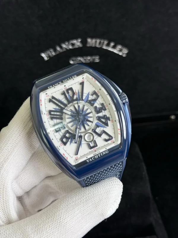 Franck Muller Vanguard Date Yachting Stainless Steel Automatic Dial Watches