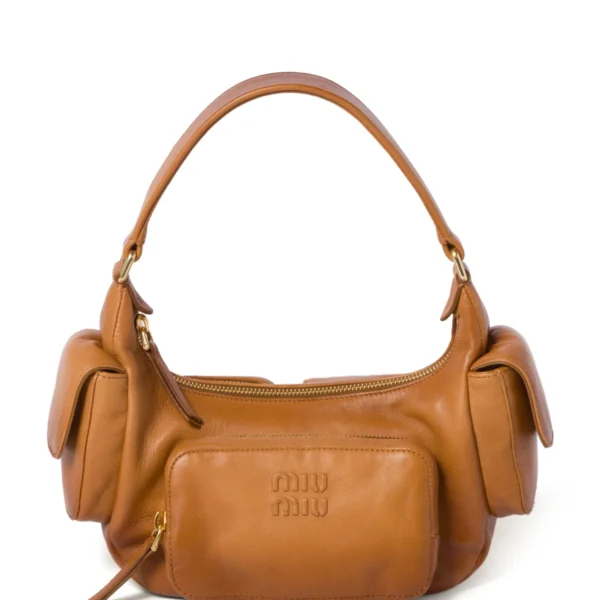 Miu Miu Napa Leather Pocket Bag