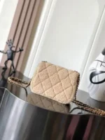 Chanel Mini Flap Brown Lambskin 24K