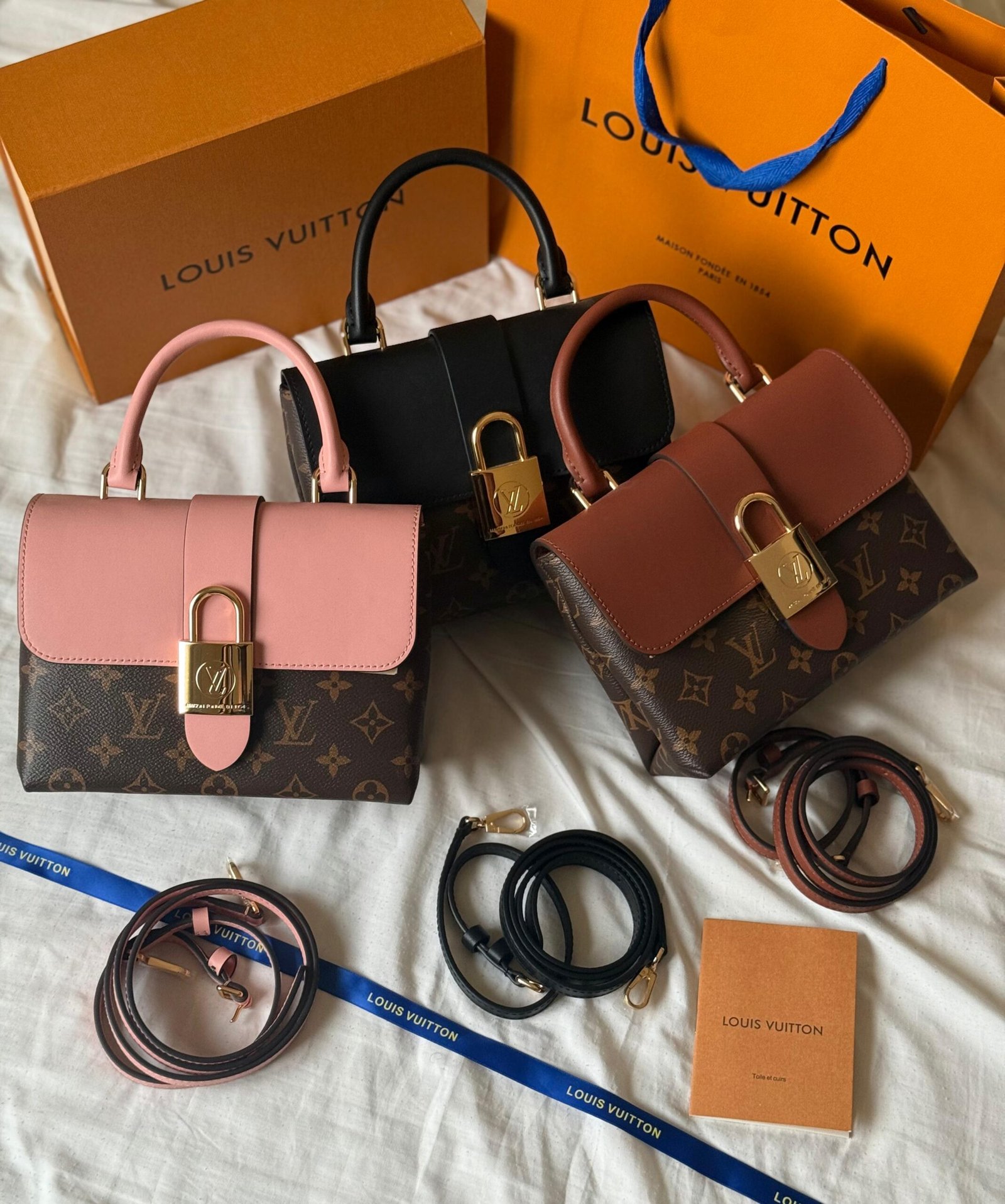 Louis Vuitton Rose Poudre Monogram Canvas Locky BB Louis Vuitton Rose Poudre Monogram Canvas Locky BB