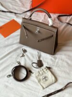 𝐇ERMES kelly 25 HANDMADE Bag - Image 4