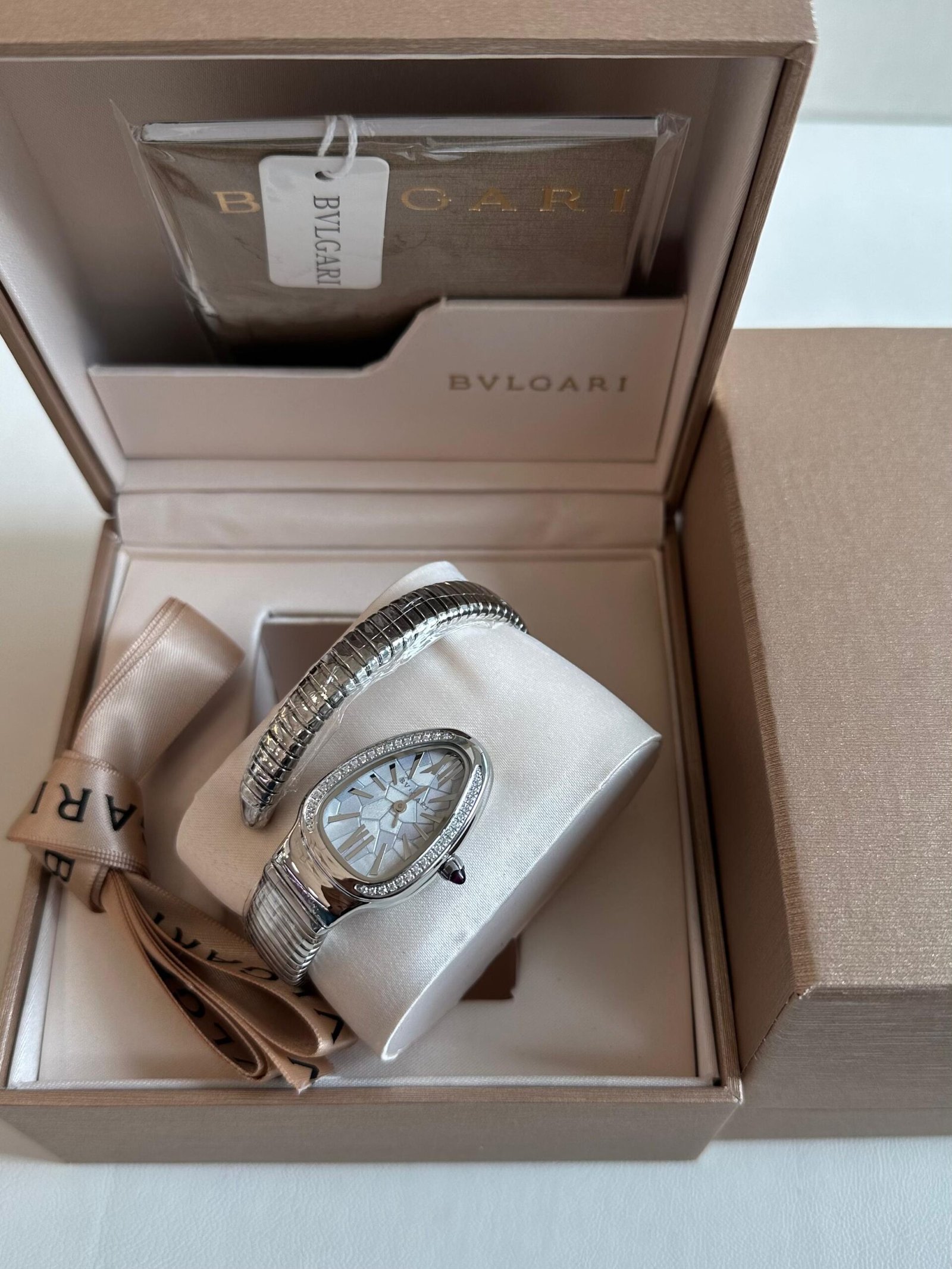 Bvlgari Serpenti Tubogas silver stainless steel women’s watch Bvlgari Serpenti Tubogas silver stainless steel women’s watch