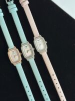 Harry Winston Emerald ladies 18K white gold watch