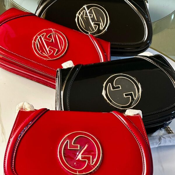 Gucci Horsebit 1955 Patent Leather Shoulder Bag