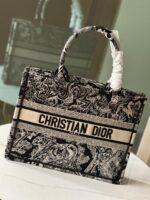 Iconic Dior Book Tote: Embroidered Canvas Masterpiece