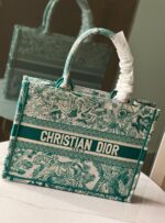 Iconic Dior Book Tote: Embroidered Canvas Masterpiece