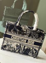 Iconic Dior Book Tote: Embroidered Canvas Masterpiece