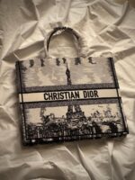 Christian Dior Embroidered Canvas Tote Bags - Image 12