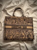 Christian Dior Embroidered Canvas Tote Bags - Image 8