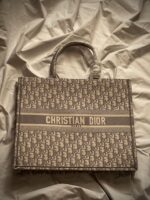 Christian Dior Embroidered Canvas Tote Bags - Image 7
