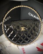 Chanel Chain Around Hoop Bag - Timeless Elegance - Image 3