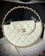 Chanel Chain Around Hoop Bag - Timeless Elegance - Image 2