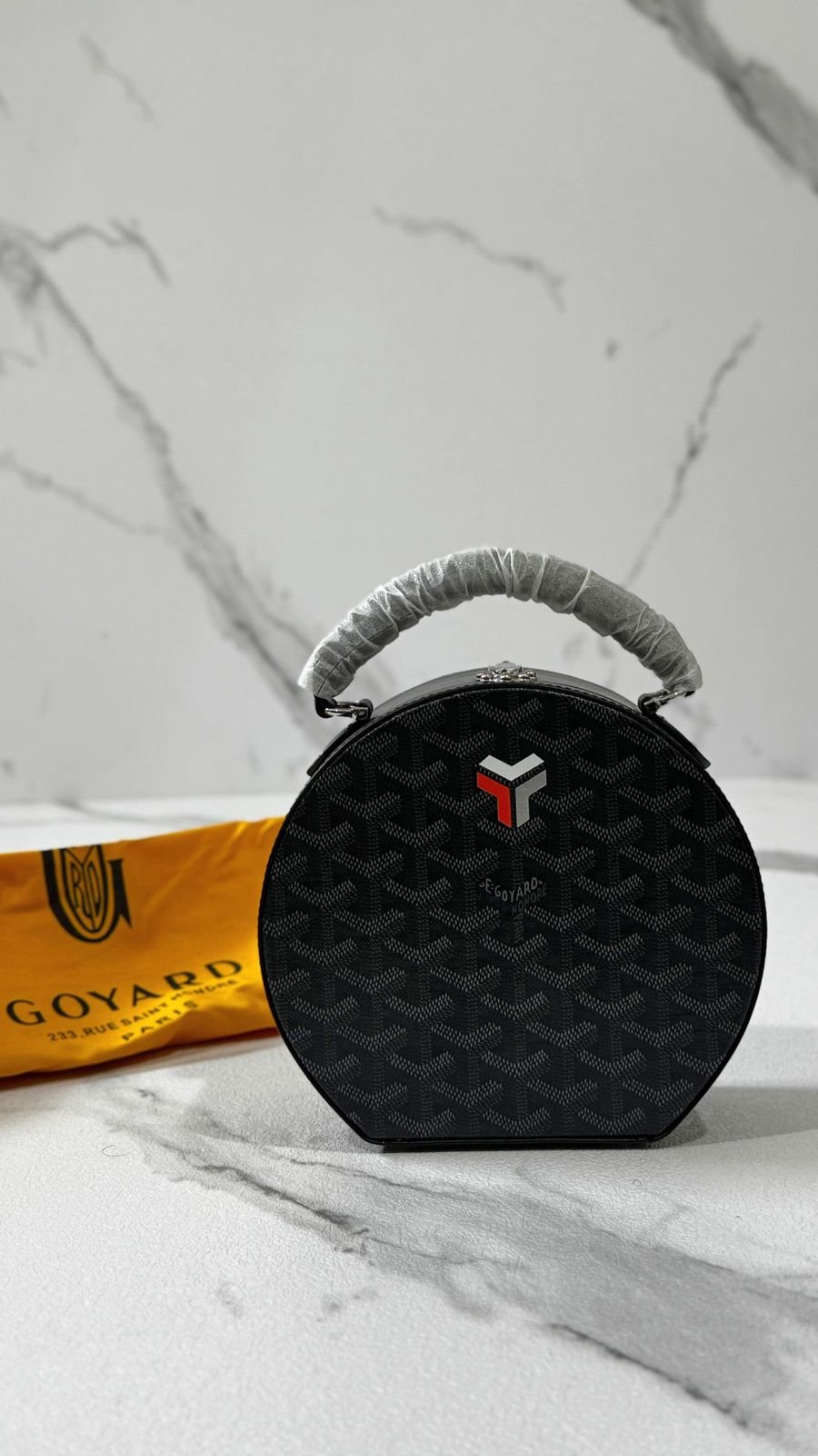 The Circle Bag: Customizable Strap Round Handbag Structured Round Handbag with Detachable Customizable Crossbody Strap