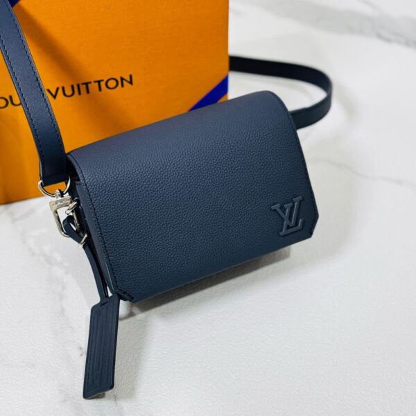 Louis Vuitton Monogram Empreinte Navy Leather Crossbody Bag