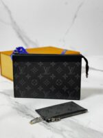 Louis Vuitton Monogram Black Pouch Set - Image 2