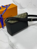 Louis Vuitton Saumur Monogram Canvas Double Compartment Crossbody Bag