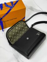 Louis Vuitton Saumur Monogram Canvas Double Compartment Crossbody Bag