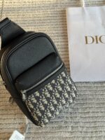 Dior Safari Messenger Bag Oblique Jacquard Canvas