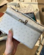 LORO PIANA Ostrich Leather Crossbody Bag - Image 5