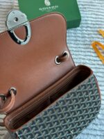 Goyard Cap-Vert PM Black Goyardine Canvas Side Bag