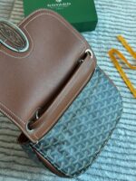 Goyard Cap-Vert PM Black Goyardine Canvas Side Bag