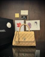 Chanel Classic Flap Quilted Leather Woven Chain Bag