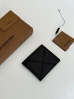 Burberry Vintage Check E-Canvas Folding Wallet