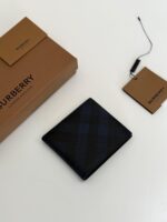 Burberry Vintage Check E-Canvas Folding Wallet