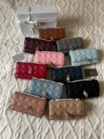 Dior Caro Long Wallet Sand Supple Cannage Calfskin