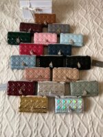 Dior Caro Long Wallet Sand Supple Cannage Calfskin