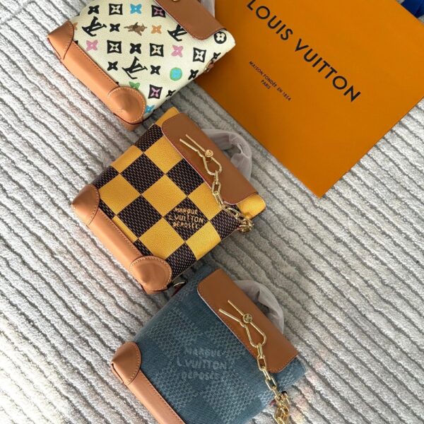 Louis Vuitton Danube PM Monogram Canvas Vertical Crossbody