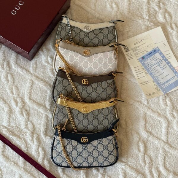 Gucci Ophidia Mini GG Supreme Web Stripe Bag