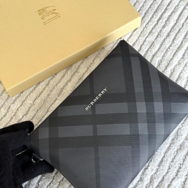 Burberry Mini Quilted Leather Clutch Bag