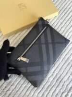 Burberry Mini Quilted Leather Clutch Bag