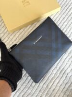 Burberry Mini Quilted Leather Clutch Bag